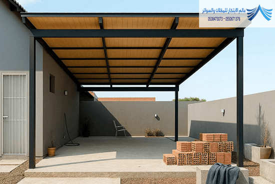 مظلات حديد جده