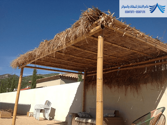 مظلات سعف النخل جدة