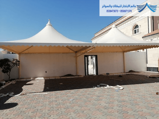 مظلات هرميه جده